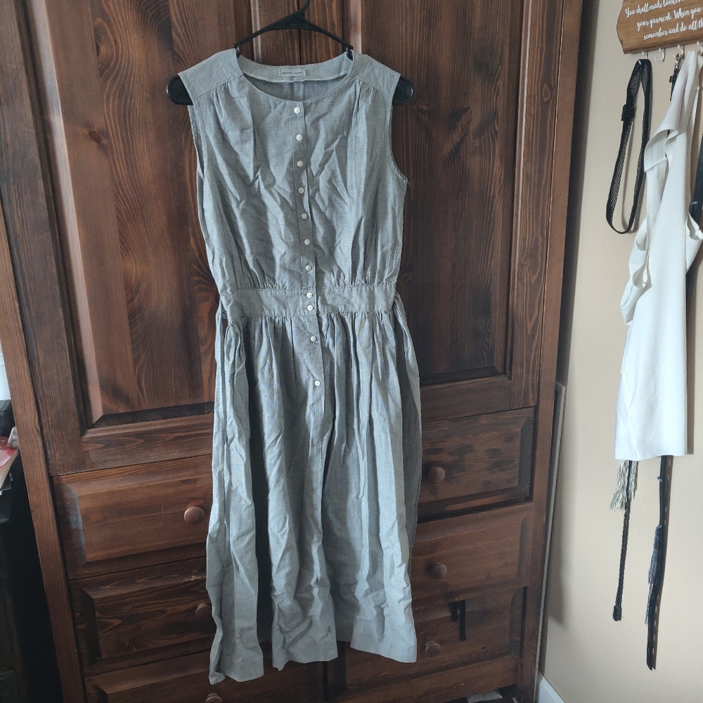 Cotton Tie Back Dress